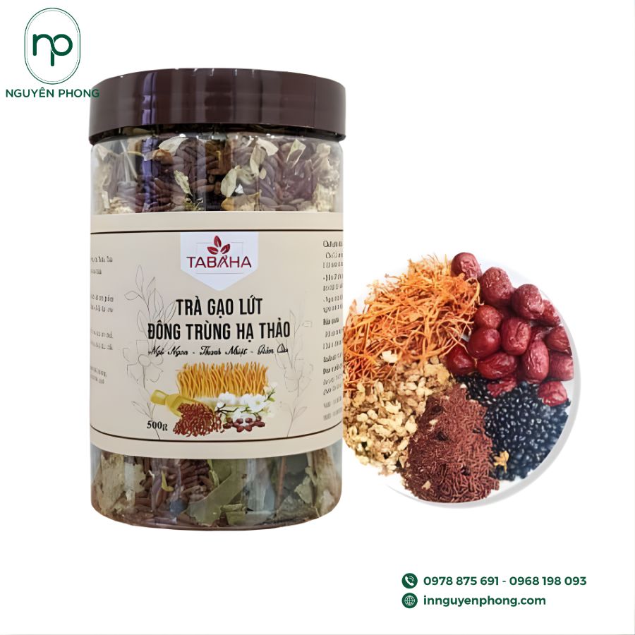 In Tem Dán Đẹp Cho Trà Gạo Lứt