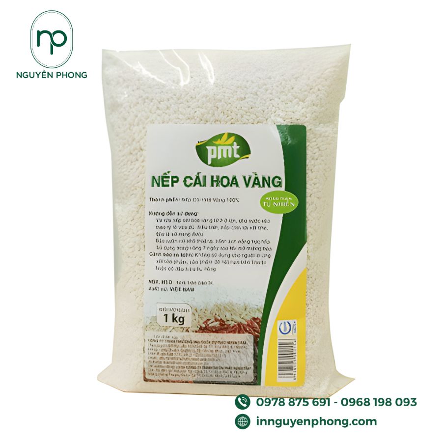 In tem gạo nếp chất lượng cao