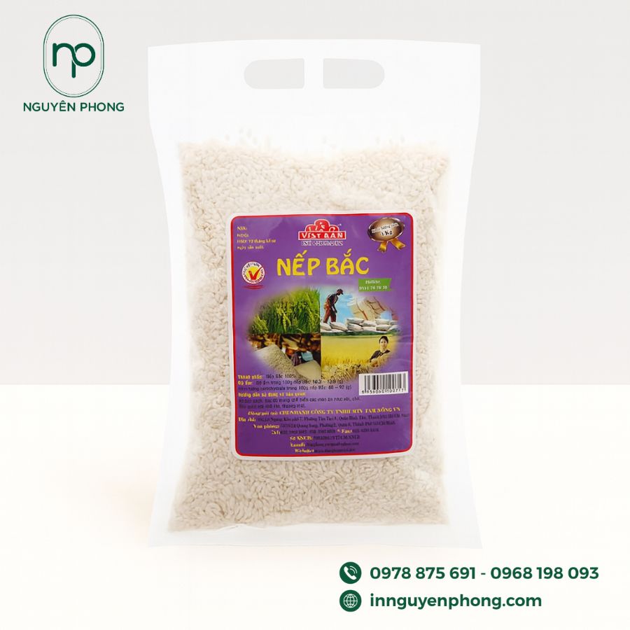 In tem gạo nếp chất lượng cao