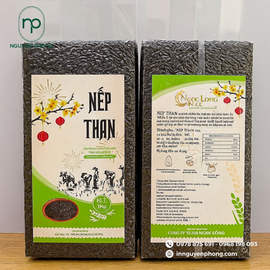 In tem gạo nếp chất lượng cao