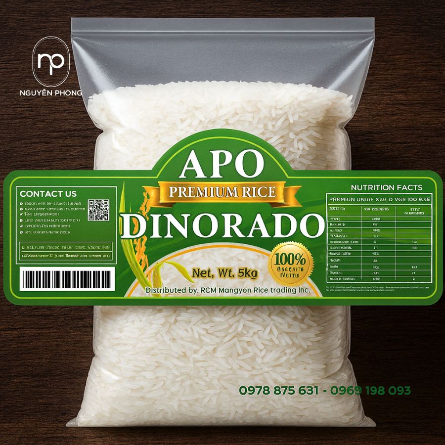 In tem gạo nếp chất lượng cao