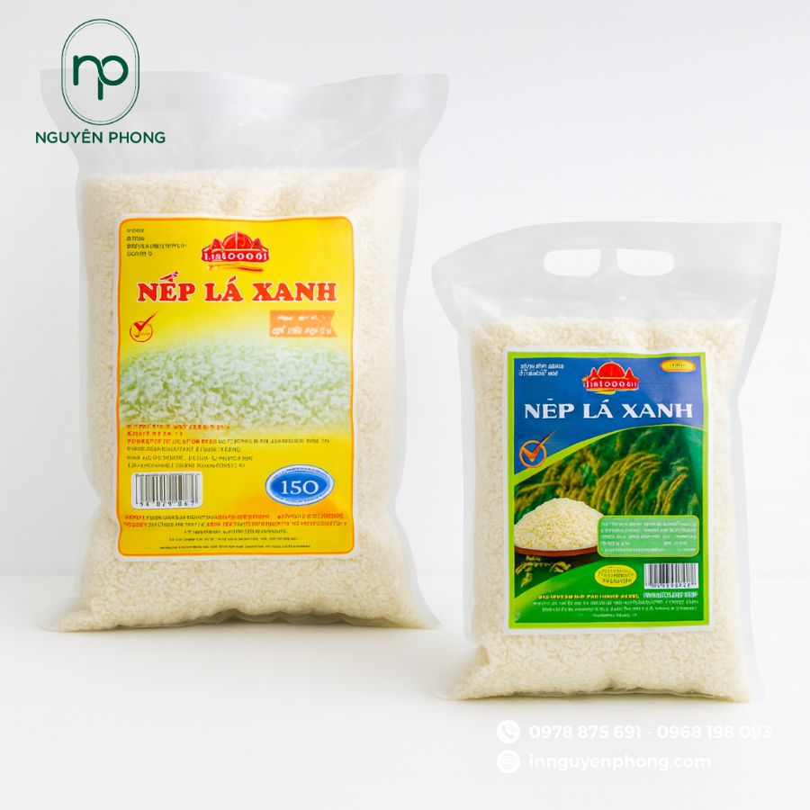 In tem gạo nếp chất lượng cao