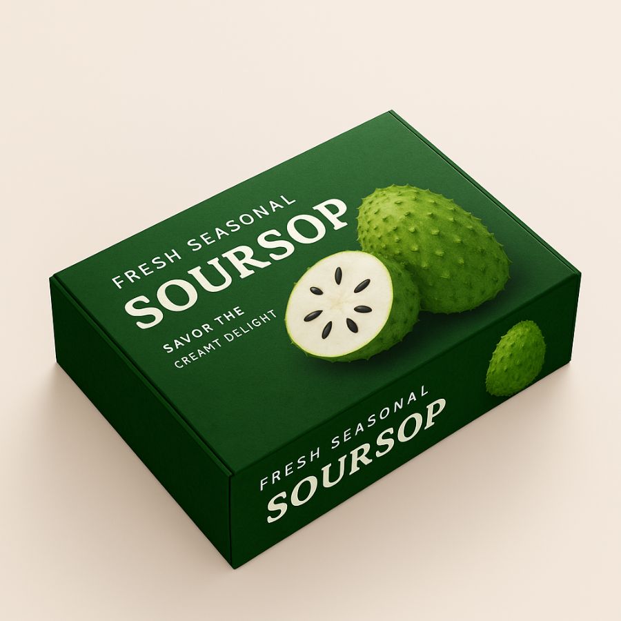 In thùng carton đựng mãng cầu