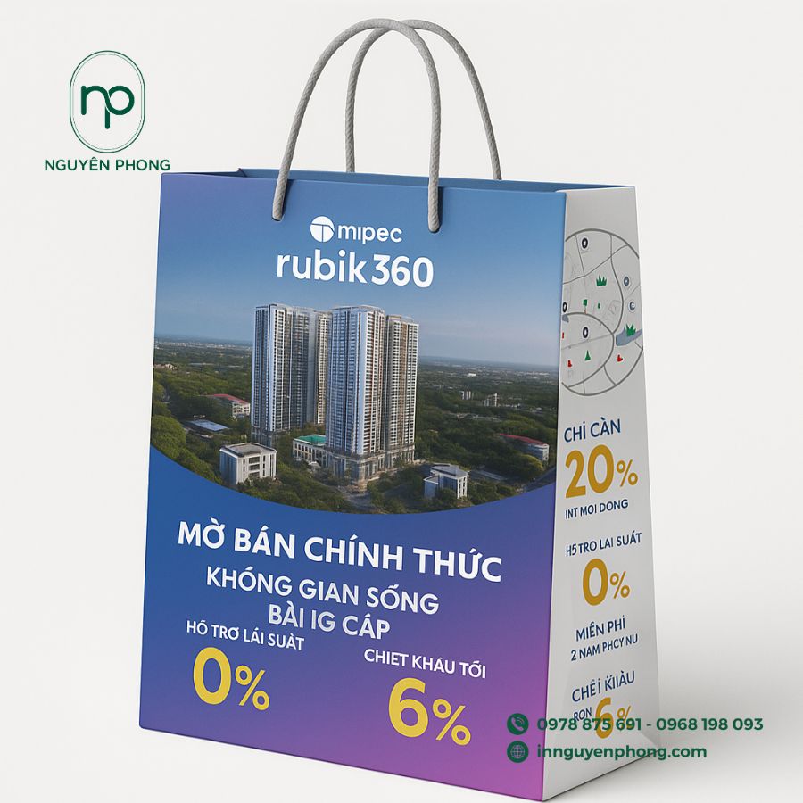 In Túi Giấy Bất Động Sản Giá Rẻ Chất Lượng