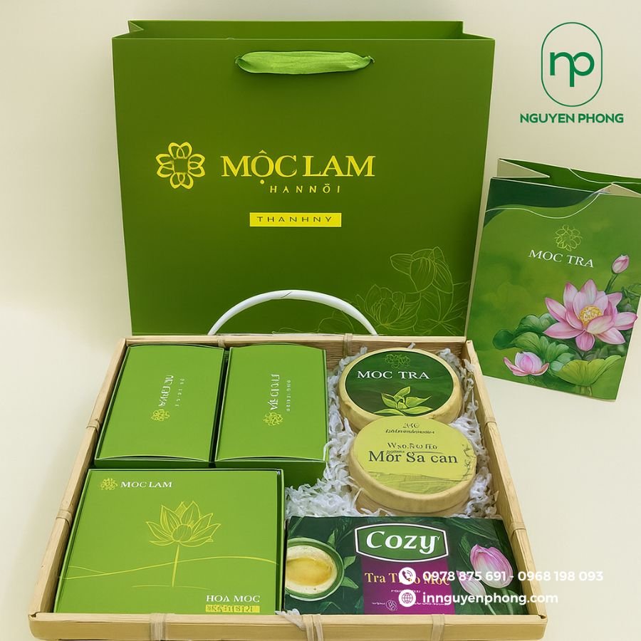 In Túi Giấy Đựng Cốm Đẹp