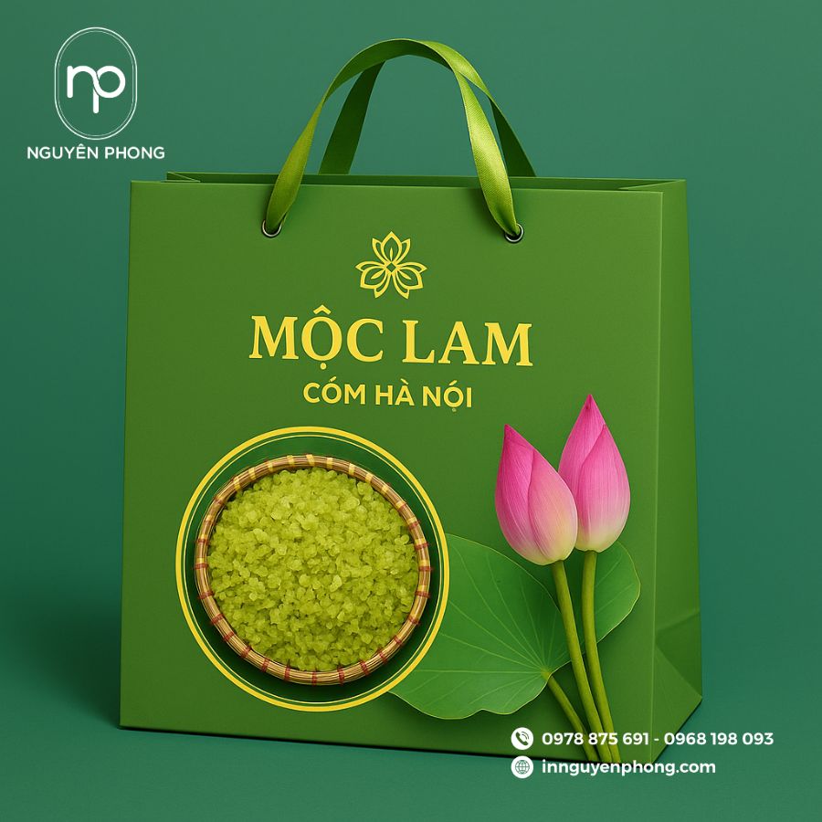 In Túi Giấy Đựng Cốm Đẹp, Chất Lượng – Giải Pháp Bảo Quản Và Quảng Bá Thương Hiệu