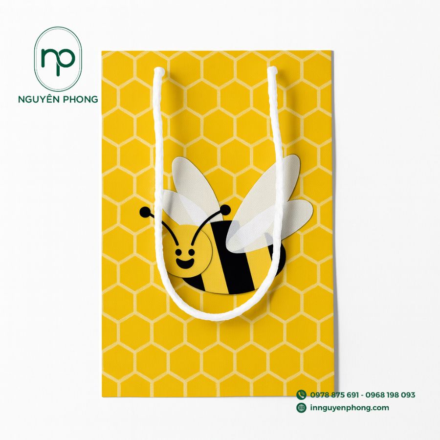 In túi giấy đựng mật ong chuyên nghiệp