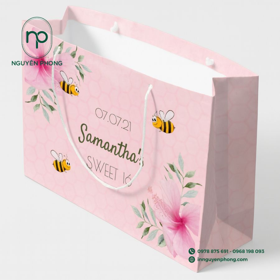 In túi giấy đựng mật ong chuyên nghiệp