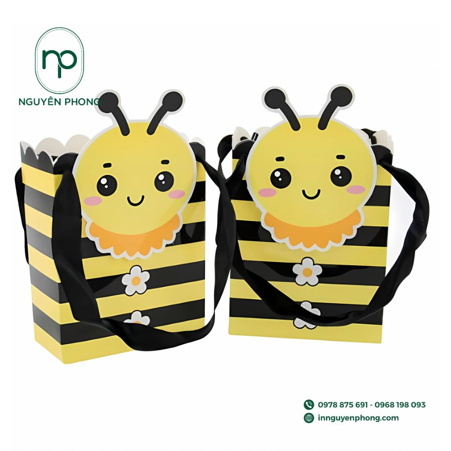 In túi giấy đựng mật ong chuyên nghiệp