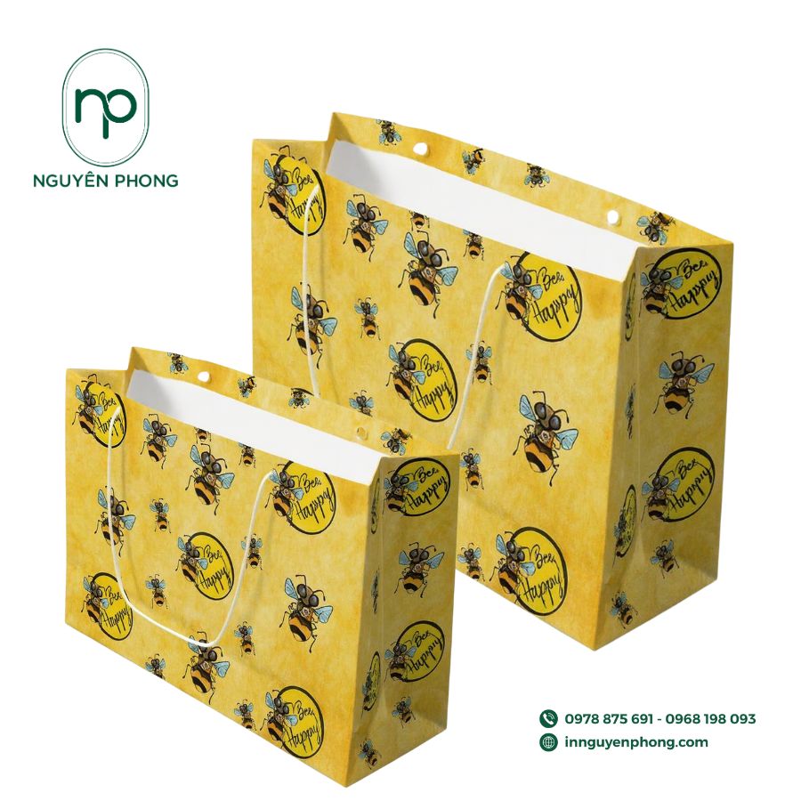In túi giấy đựng mật ong chuyên nghiệp