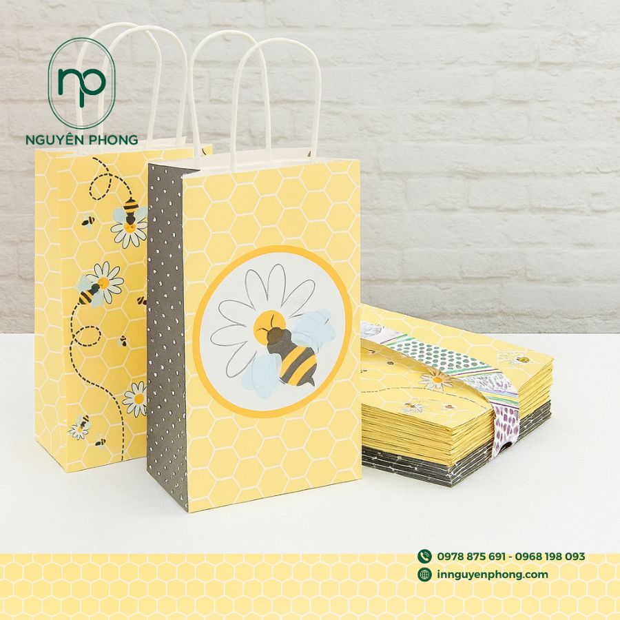 In túi giấy đựng mật ong chuyên nghiệp