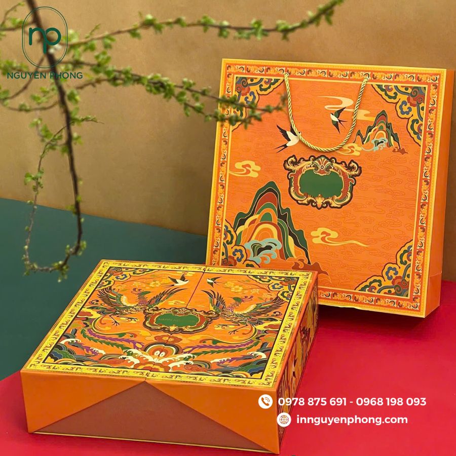 In túi giấy đựng quà tết theo yêu cầu