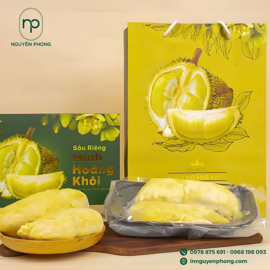 In túi giấy đựng sầu riêng giá rẻ