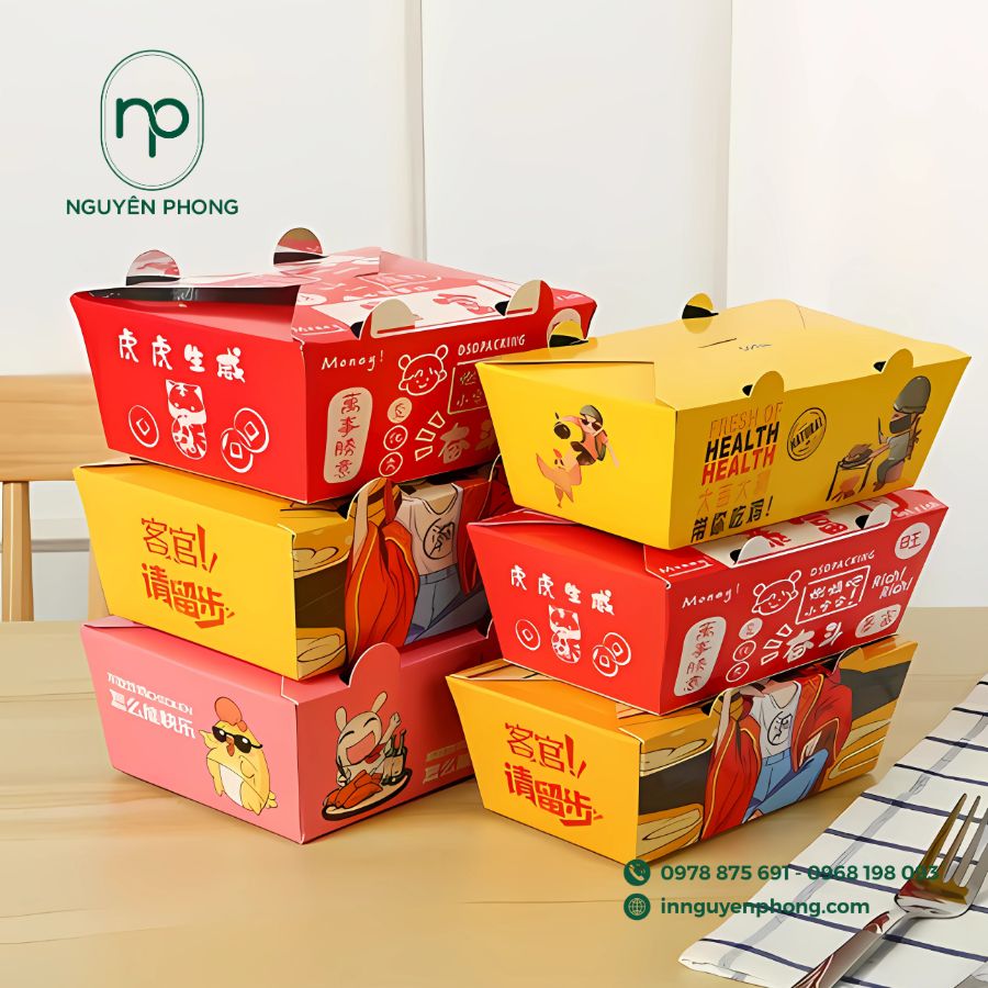 In hộp đựng đồ ăn theo yêu cầu tại TPHCM
