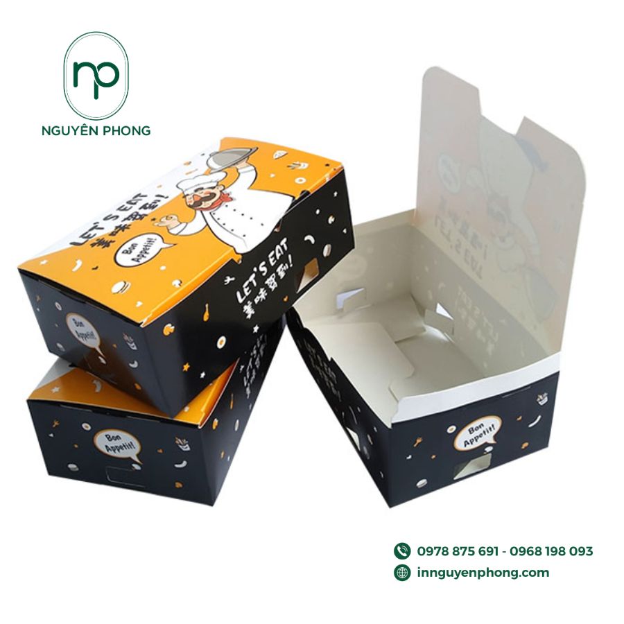 In hộp đựng đồ ăn theo yêu cầu tại TPHCM