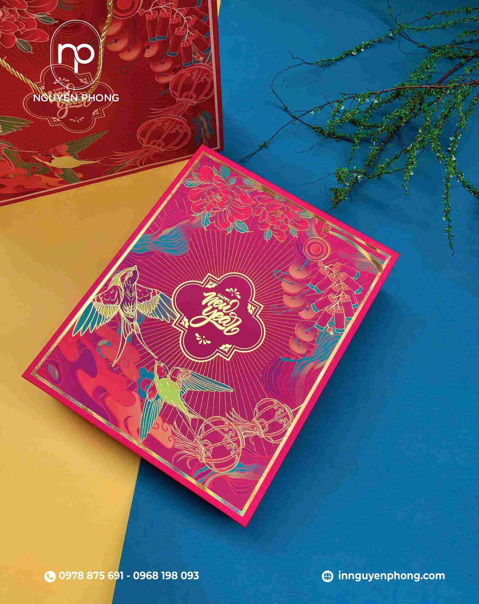 Địa Chỉ Xưởng Sản Xuất Hộp Quà Tết Uy Tín - Giá Cả Hợp Lý 43 Mẫu hộp happy new year