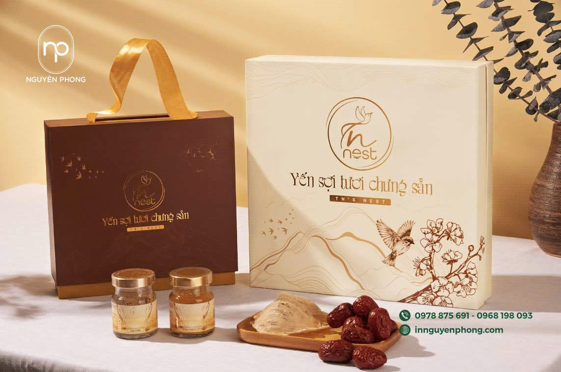 HỘP YẾN SÀO THIẾT KẾ TINH TẾ NỔI BẬT ĐẲNG CẤP SẢN PHẨM