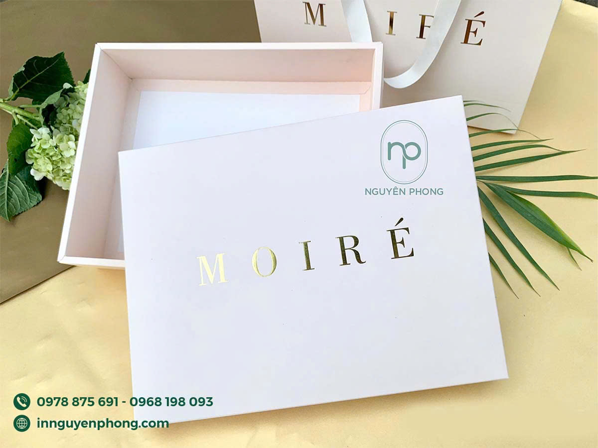 Mẫu hộp giấy ivory