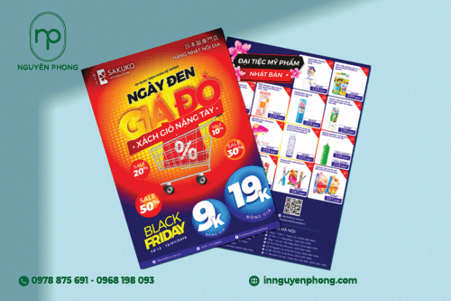 Mẫu thiết kế tờ rơi quảng cáo đẹp - In tờ rơi giá tốt tại Hà Nội