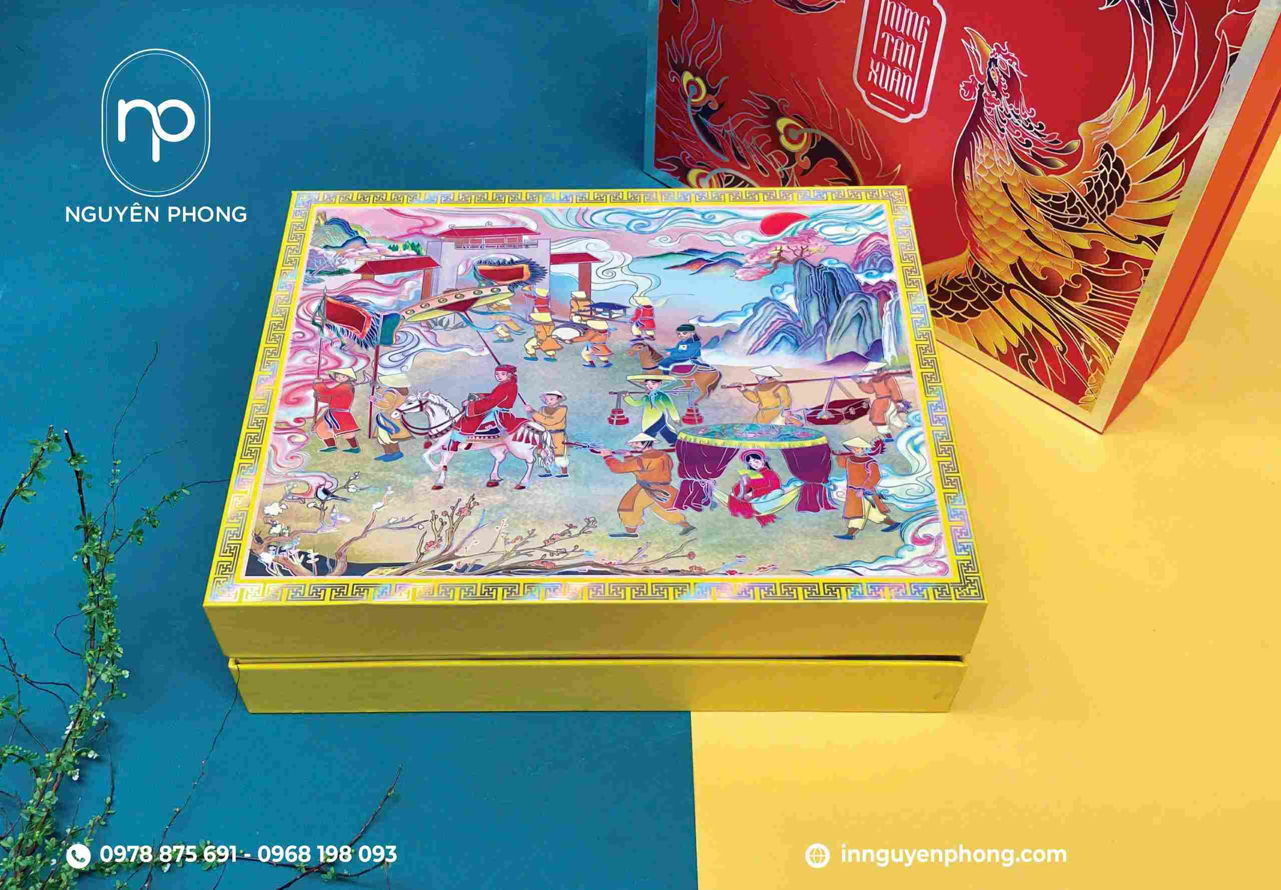 Một thiết kế hộp ứng dụng ép kim có sẵn tại In Nguyên Phong