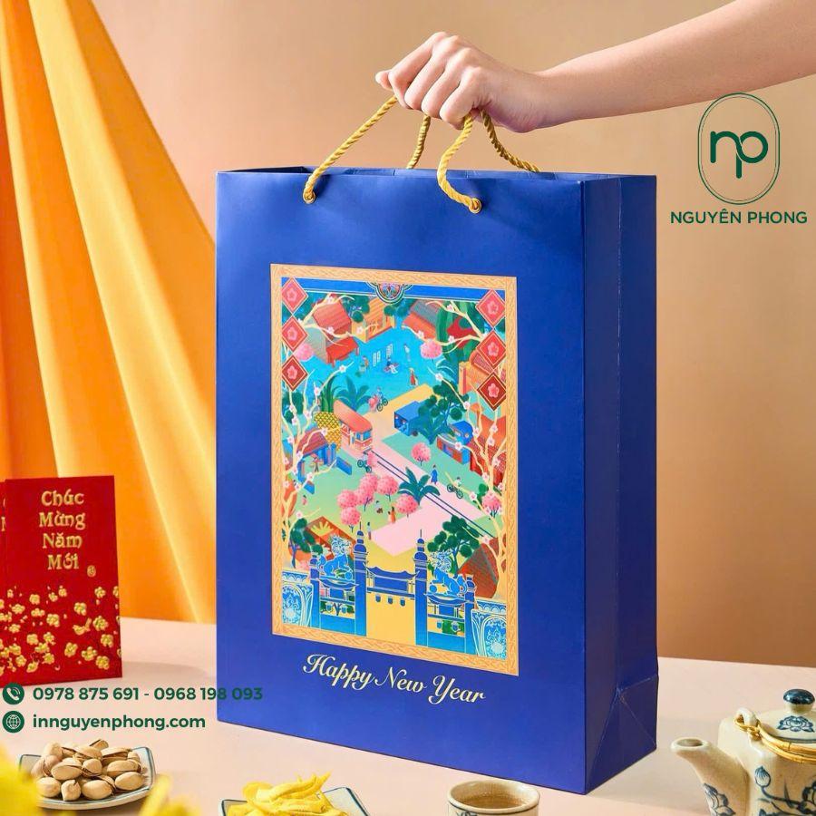 Mẫu túi giấy đựng quà tết