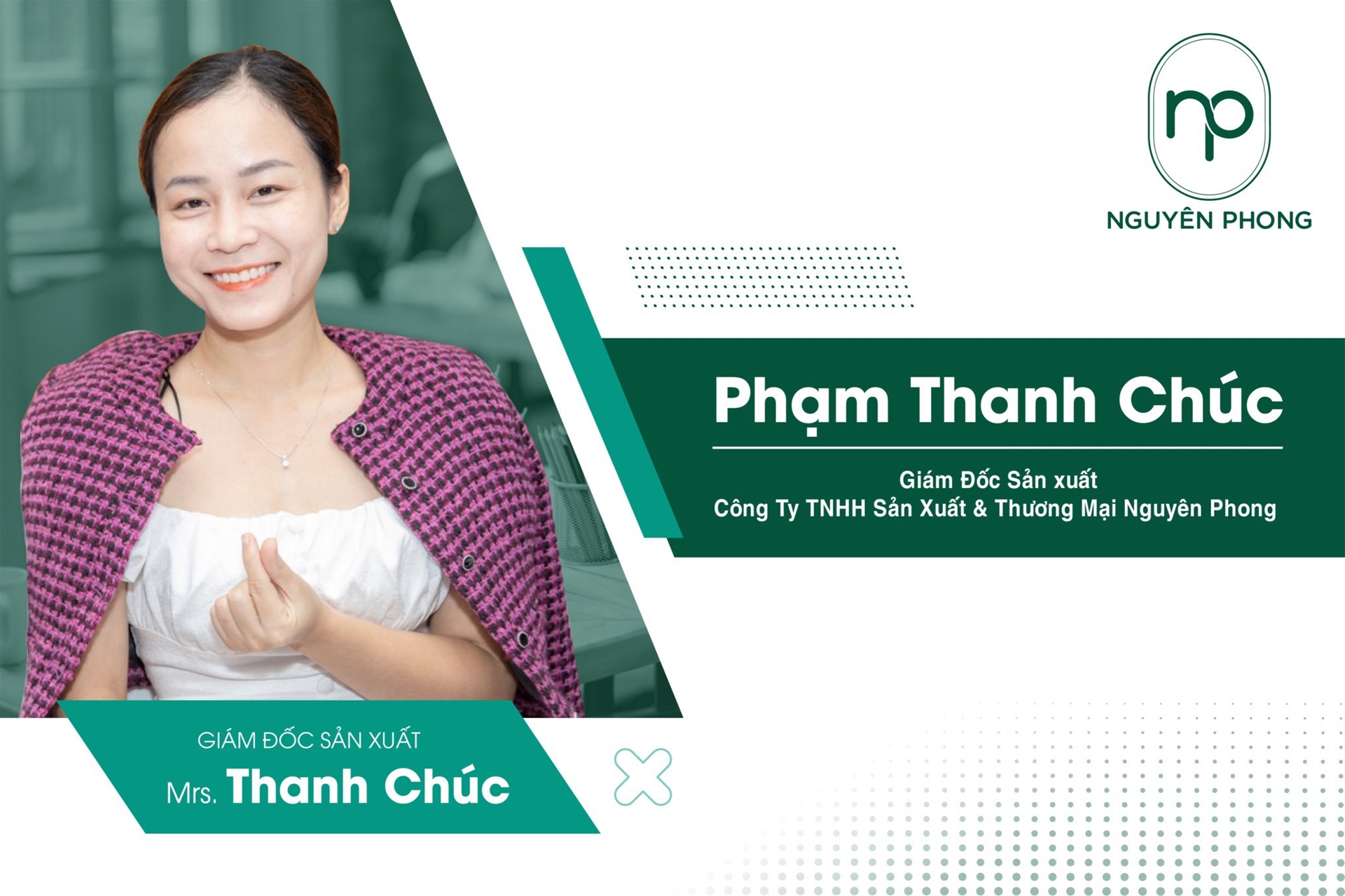 Phạm Thanh Chúc - Người sáng lập công ty