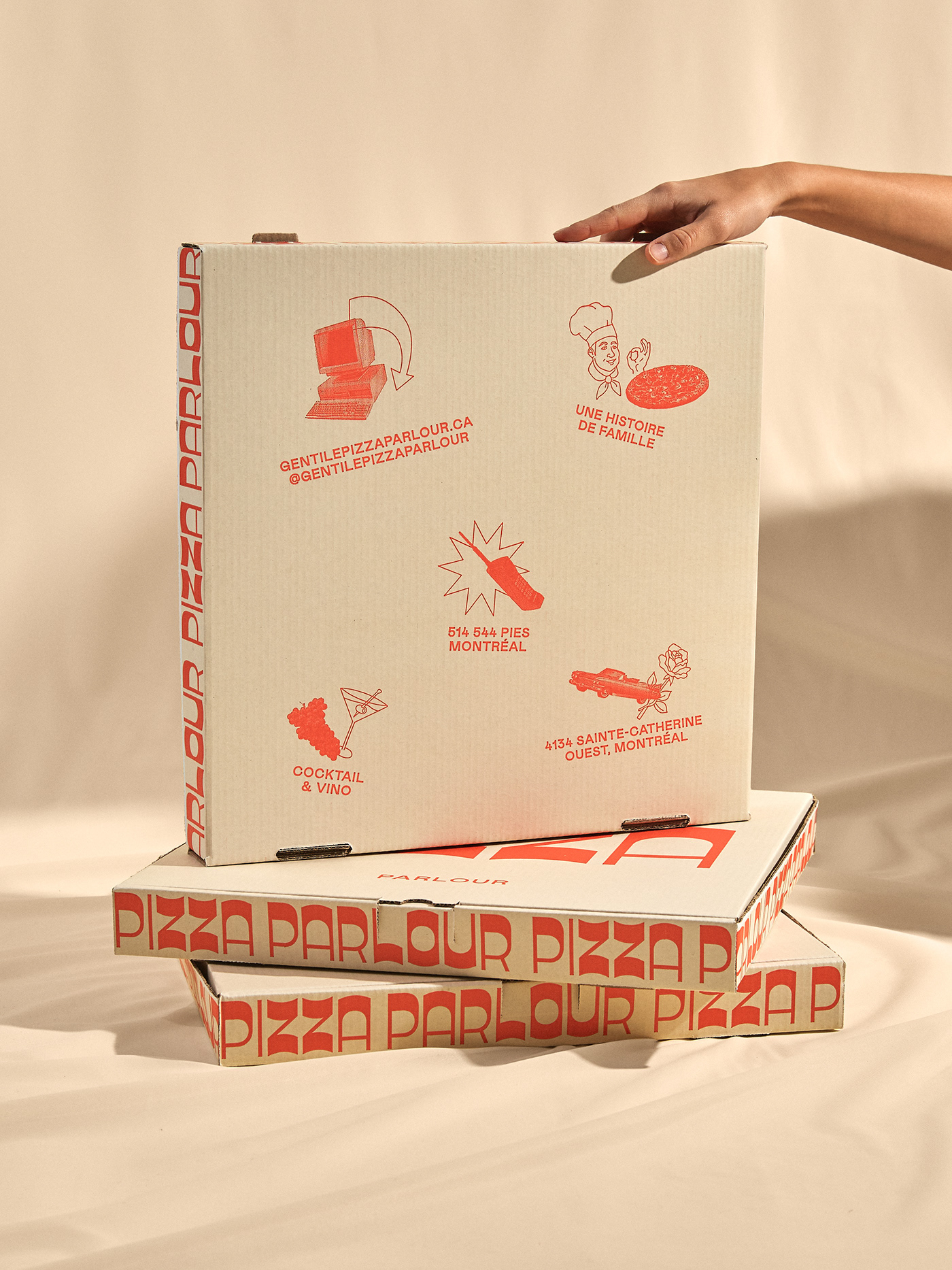 Hộp đựng pizza sáng tạo